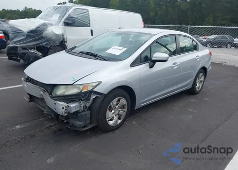 2015 Honda Civic Lx z USA, uszkodzony, nr VIN 2HGFB2F54FH549323